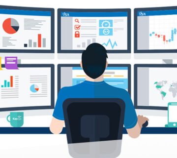 داشبورد مدیریتی با نمودارها و گزارش‌های تحلیلی برای تصمیم‌گیری مدیران