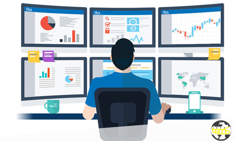 داشبورد مدیریتی با نمودارها و گزارشهای تحلیلی برای تصمیمگیری مدیران